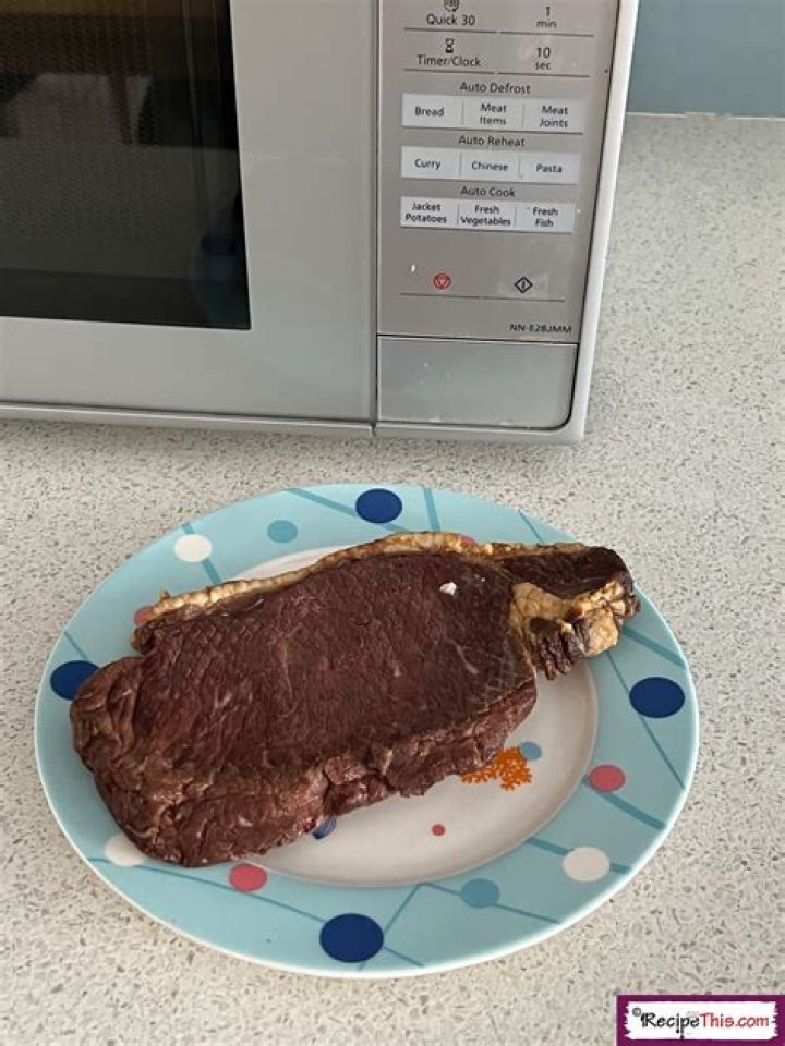Can you cook steak UMM in the microwave