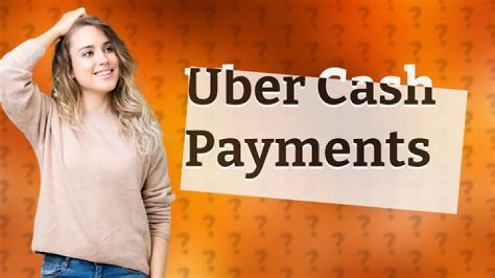 Can You Pay Uber With Cash