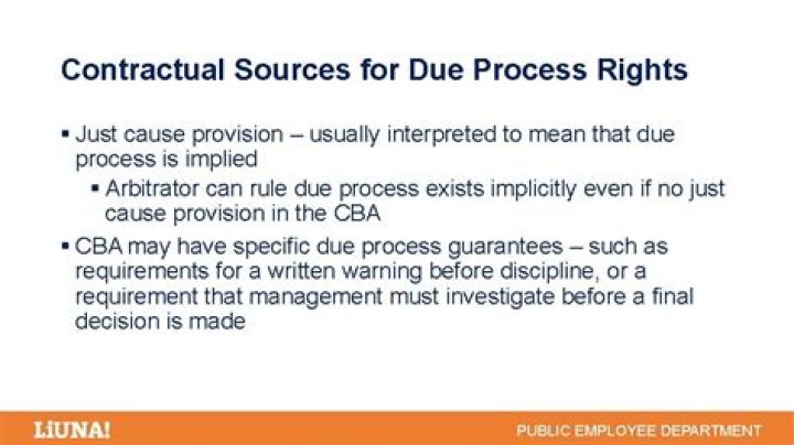 Do at will employees have due process rights