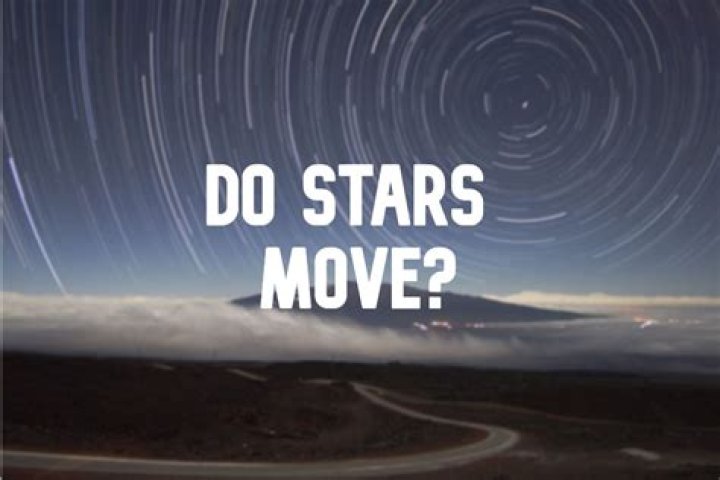 Do stars move in space