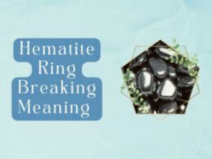 Hematite Ring Breaking - How To Discuss