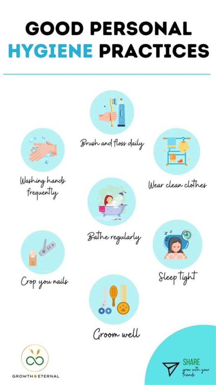 How can you support an individual to develop and improve personal hygiene