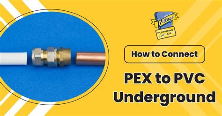 How do I connect PEX to PVC