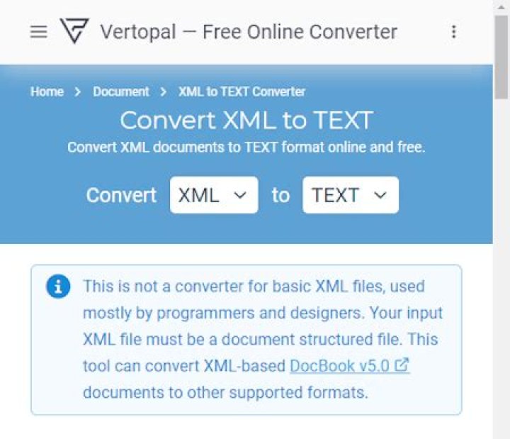 How do I convert XML to text