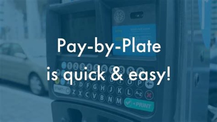 How do I pay my pay by plate