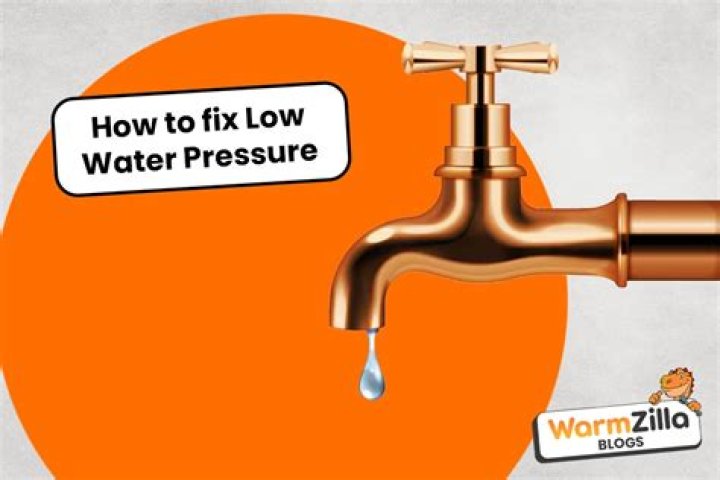 How do you fix a low water pressure tap