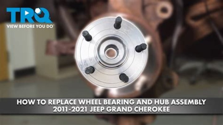 How do you replace a wheel bearing hub assembly
