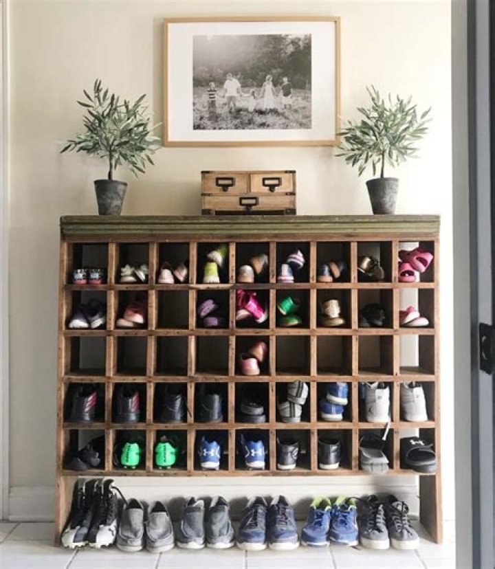 How do you store shoes in a storage unit