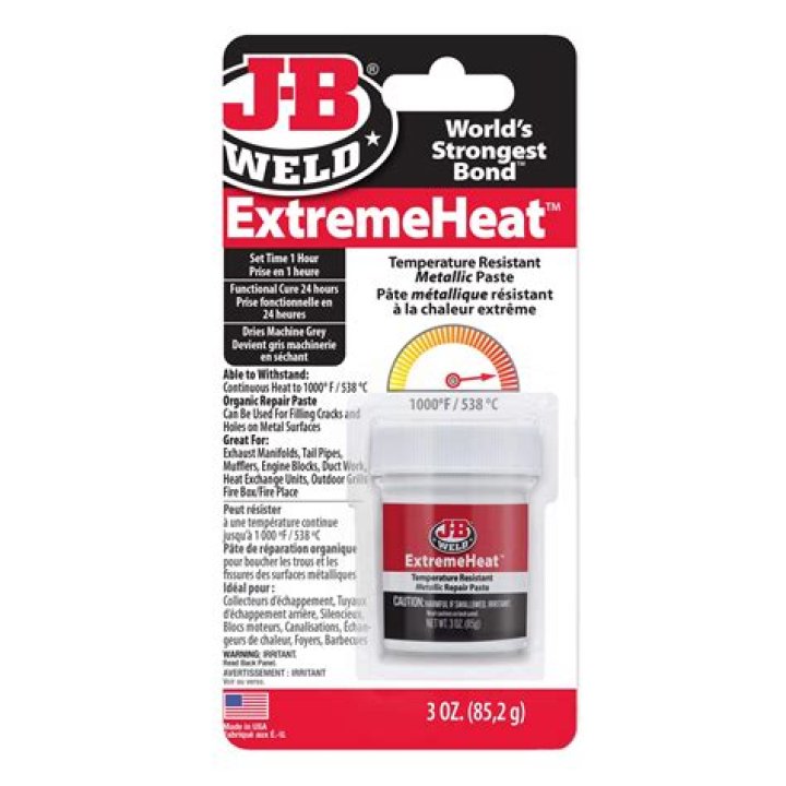 How do you use JB Weld extreme heat