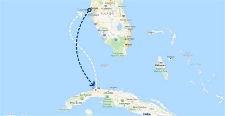 How Far Away Is Cuba From Florida