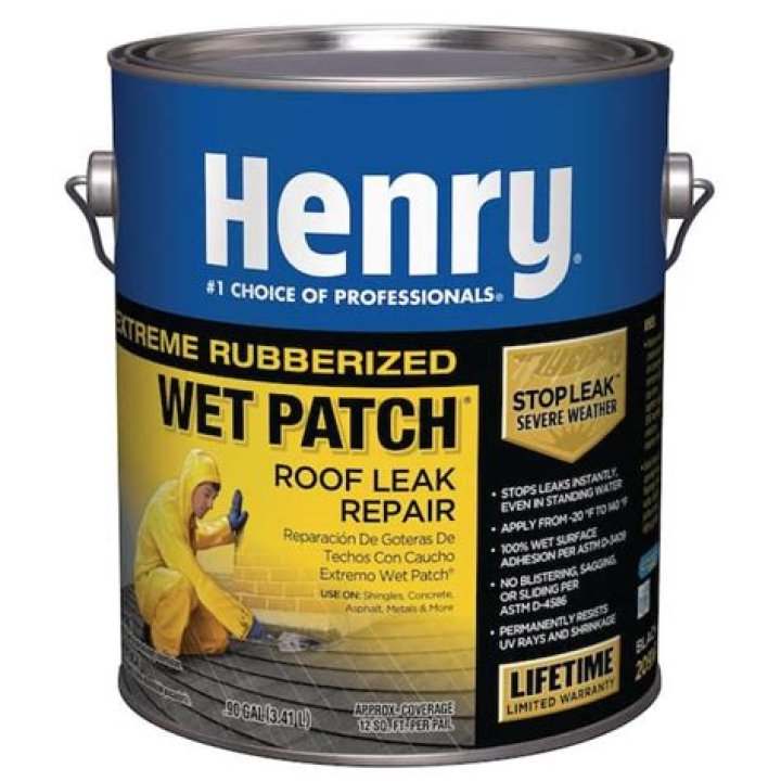 How long does Henry rubberized wet patch take to dry