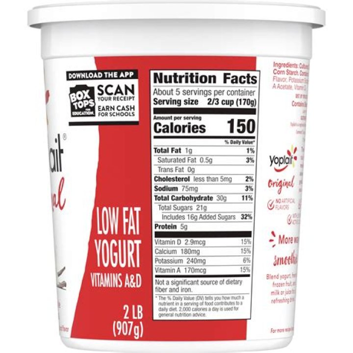 How many calories are in low fat Greek yogurt