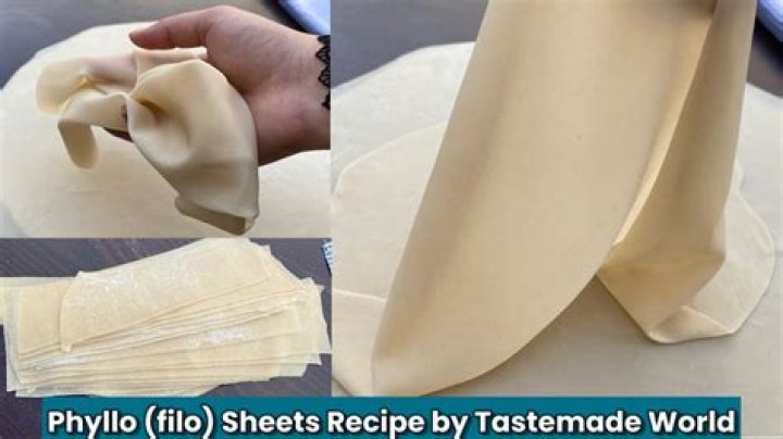 How many filo sheets are in a packet