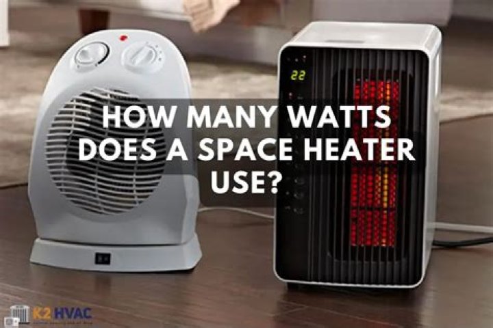How many watts does a radiator heater use