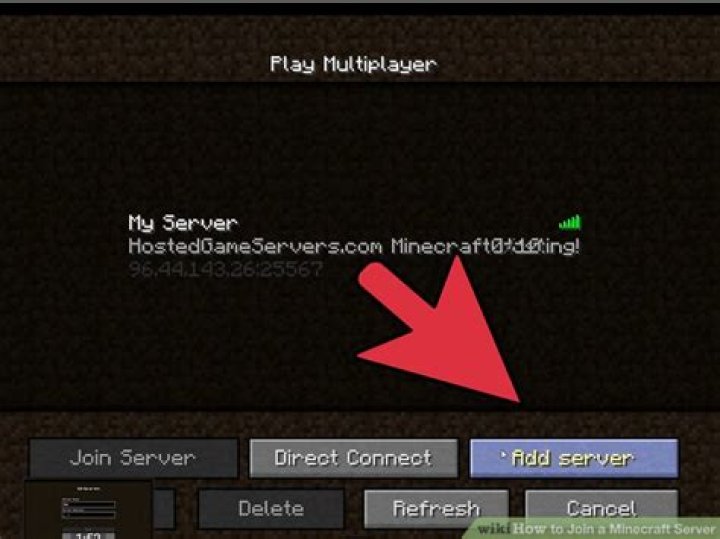 How to join a minecraft server