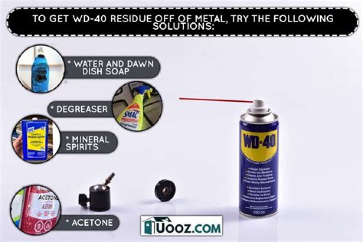How To Remove Wd40 From Metal