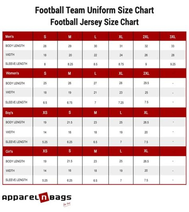 If I Wear A Medium Shirt What Size Nfl Jersey