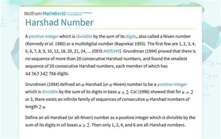 Is 42 a Harshad number