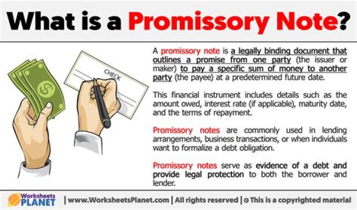 Is a promissory note the same as a mortgage