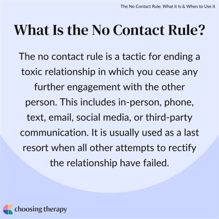 No Contact Rule - How To Discuss
