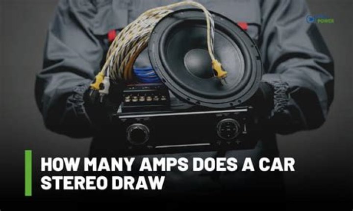 Question: How Many Amps Does A Car Amplifier Draw