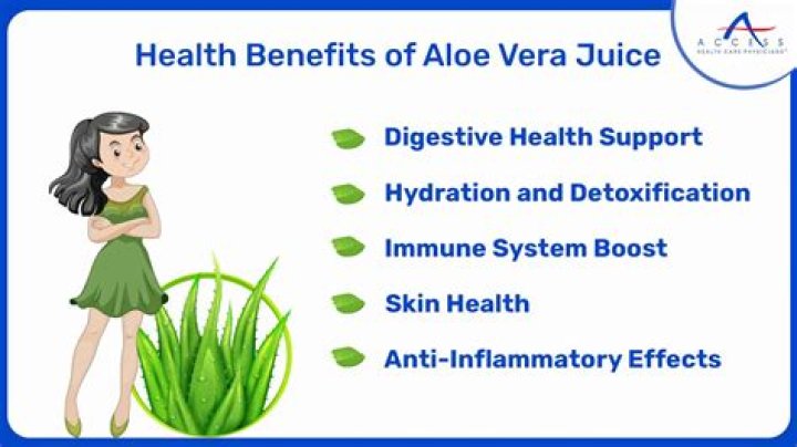 What are benefits of drinking aloe vera juice