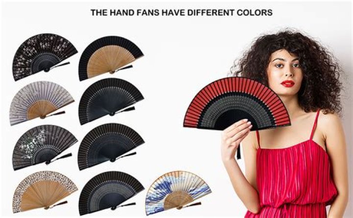 What are hand fans made of