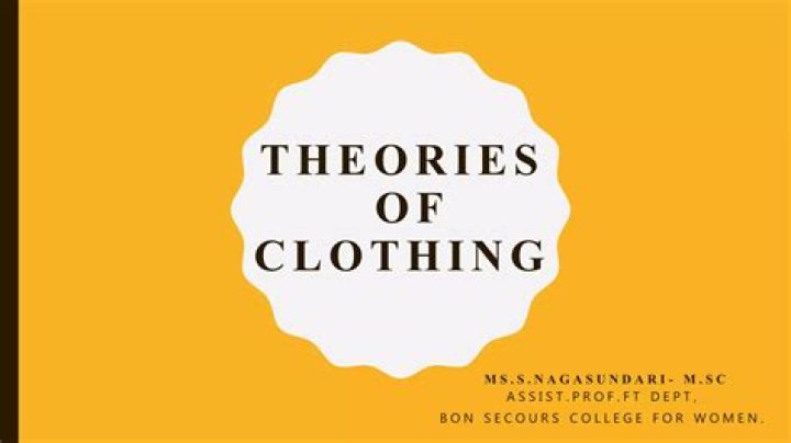 What are the three theories of clothing