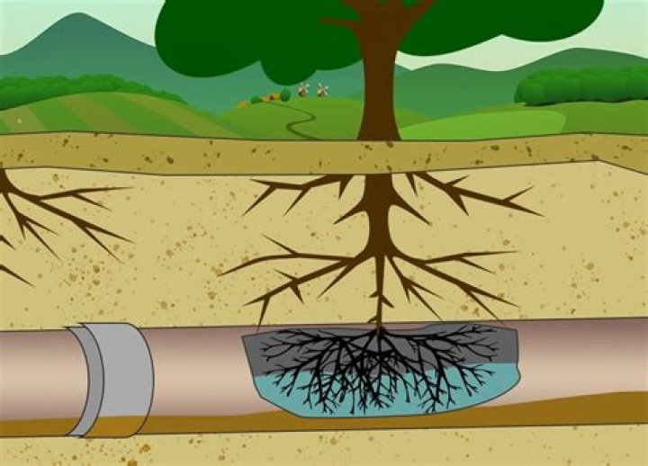 What chemical kills tree roots in sewer lines
