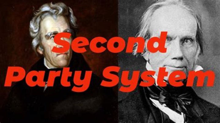 What did the second party system do
