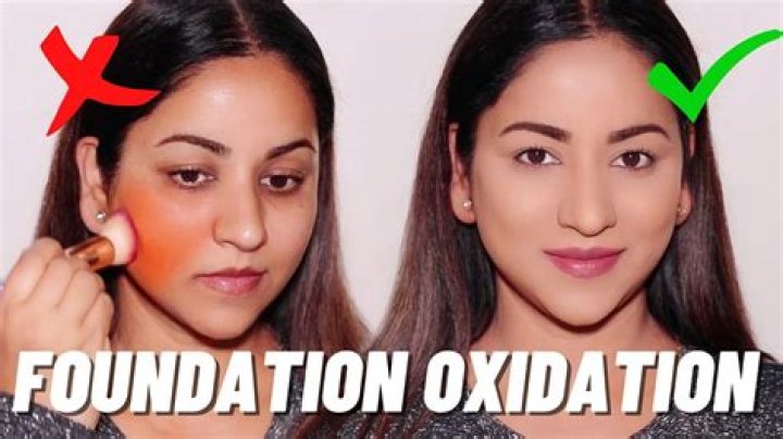 What does oxidizing mean in makeup