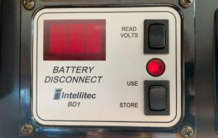 What does the RV battery disconnect do