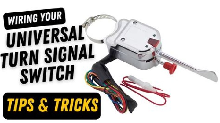 What does the turn signal switch control