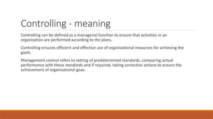 What is controlling writing