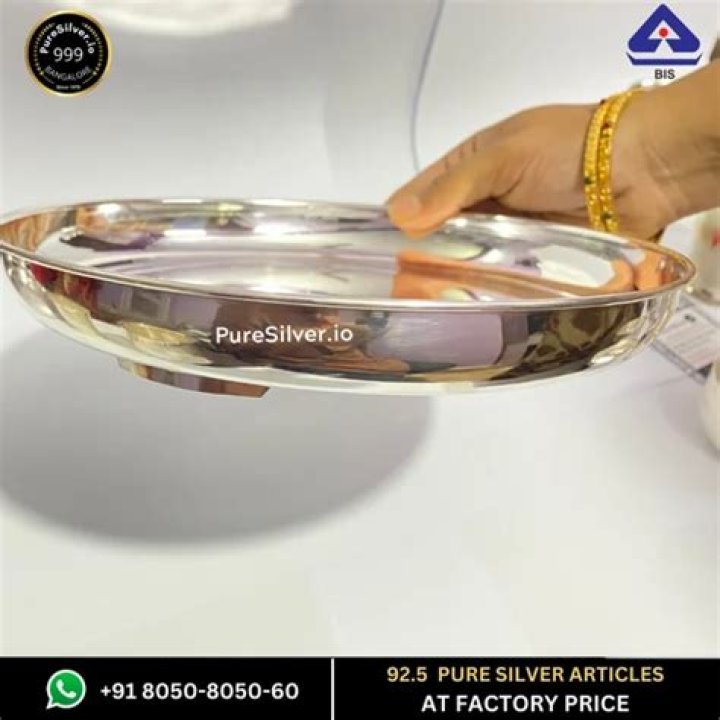 What is pure silver plate