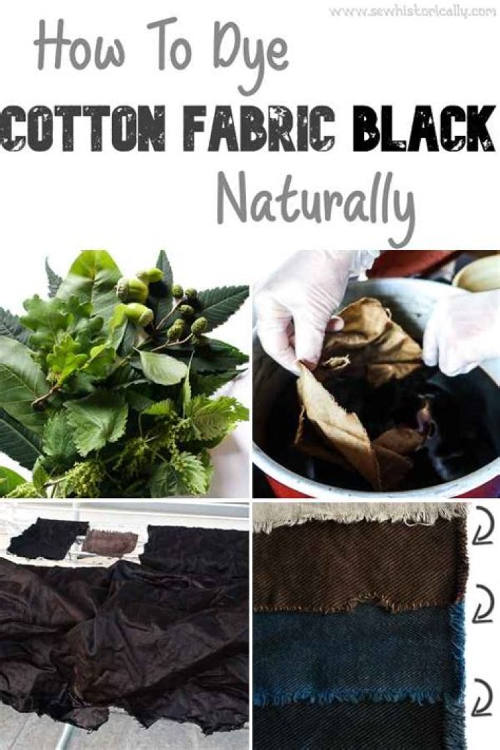 What is the best black fabric dye