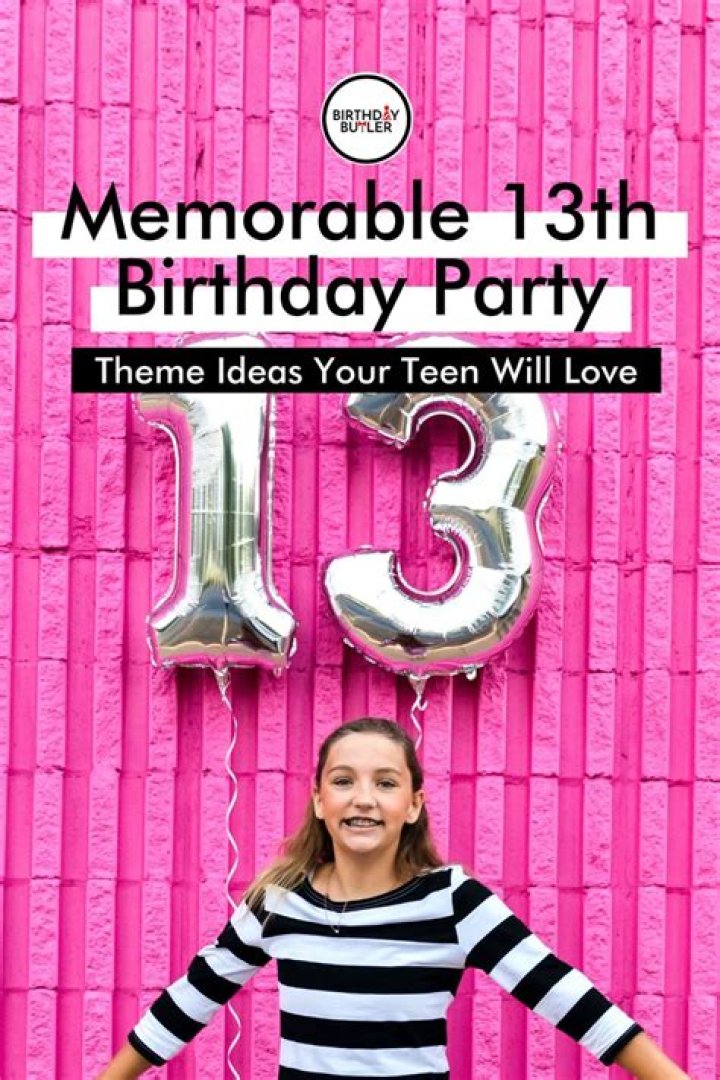 What is the best way to plan a 13th birthday party