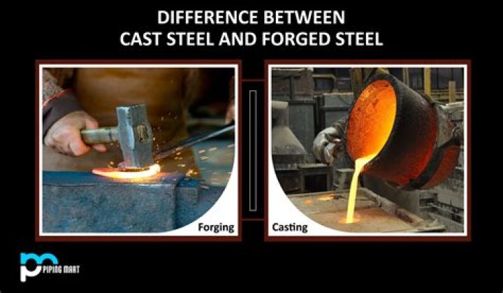 What is the difference between forged steel and cast steel
