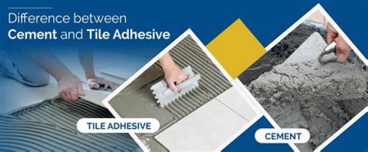 What is the difference between mastic and tile adhesive