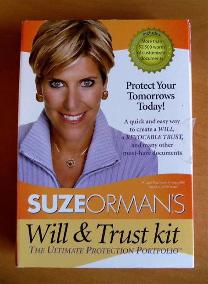 What kind of trust does Suze Orman recommend