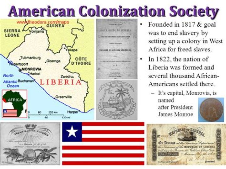 What was the American Colonization Society founded