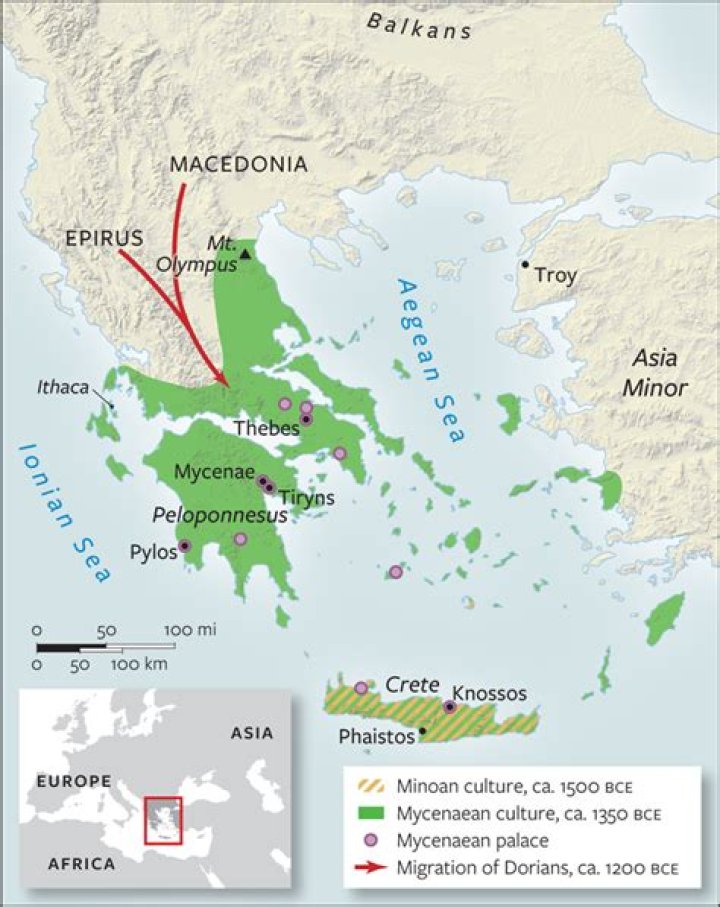 What were the main features of the Mycenaean culture