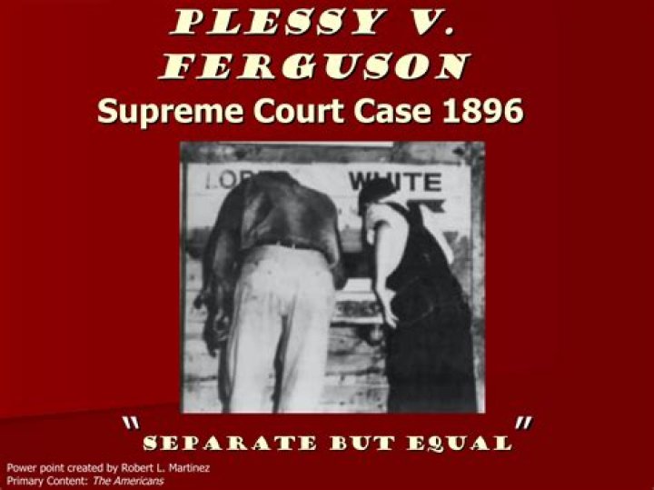 Who won the Plessy v Ferguson court case