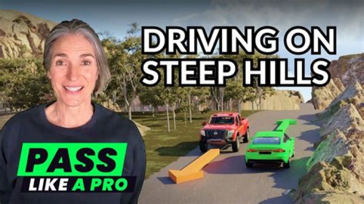 Why does a winding road make it easier for vehicles to travel up a steep hill