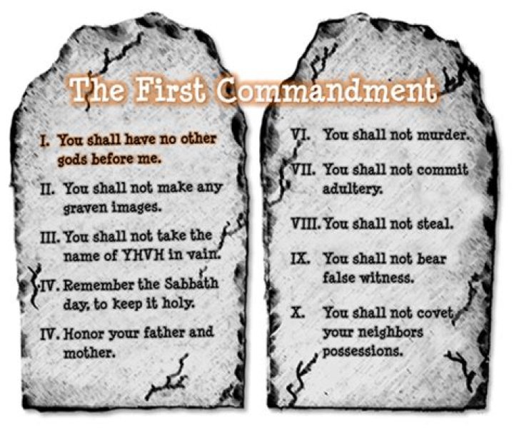 Why is the first commandment important