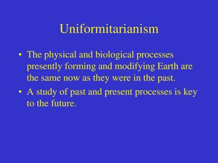 Why is Uniformitarianism right