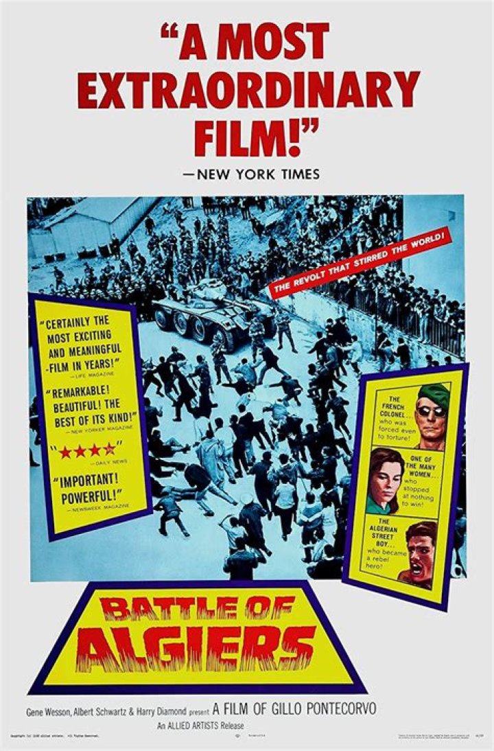 Why was Battle of Algiers banned in France
